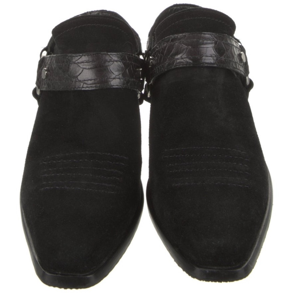 Donald Pliner Suede Mules